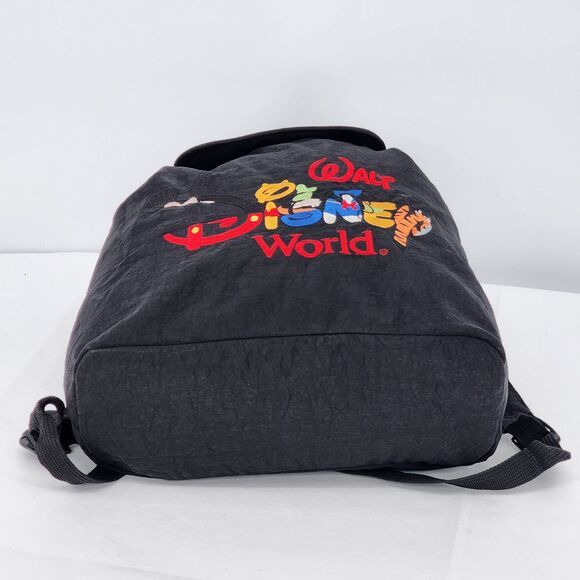 Walt Disney World Parks Vintage Y2K Characters Letters Large Nylon Backpack - Picture 6 of 13